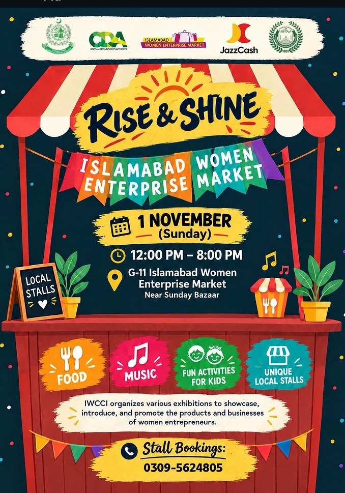 Rise & Shine Islamabad Women Enterprise Market poster