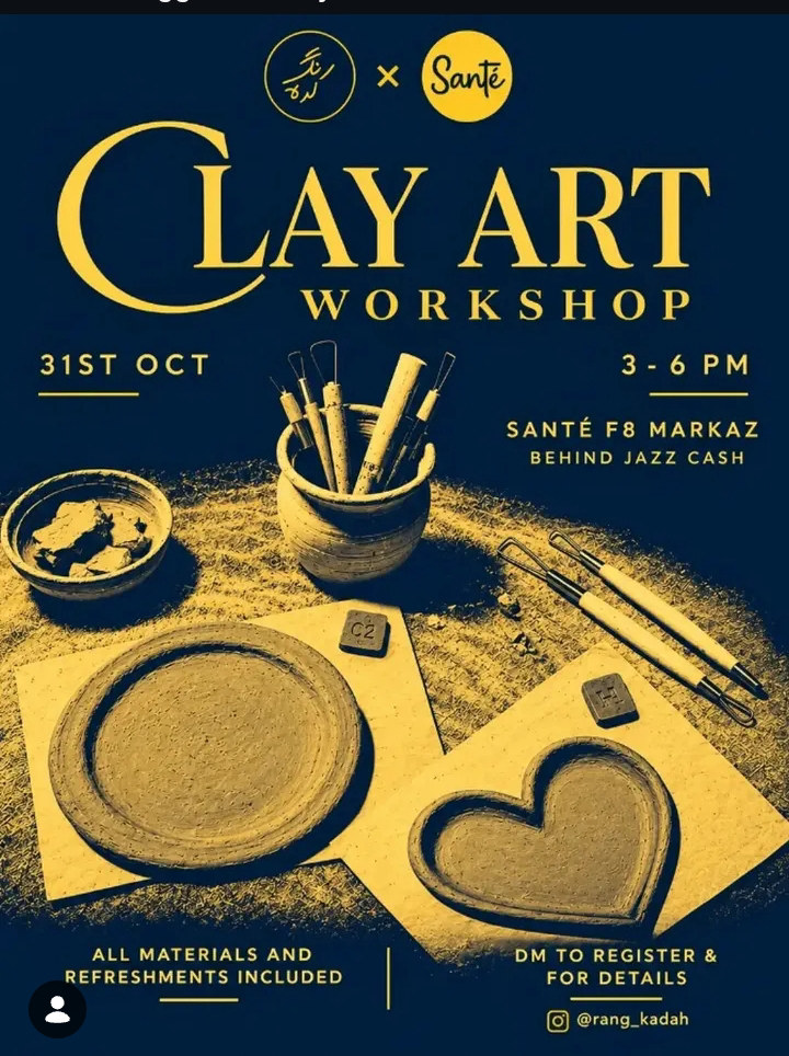 Clay Art Workshop poster