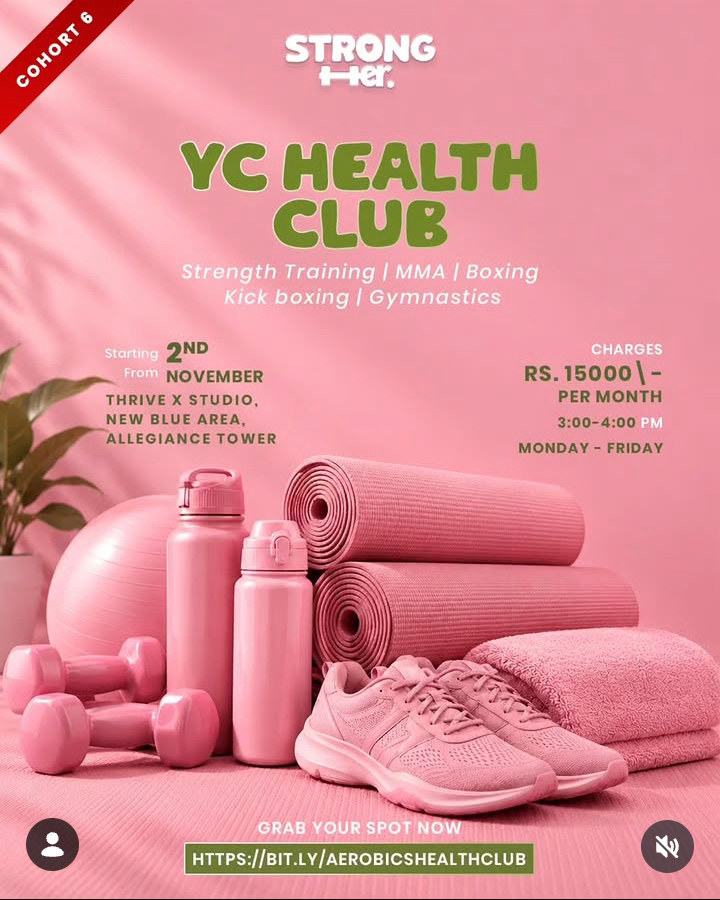 YC Health Club Cohort 6 poster