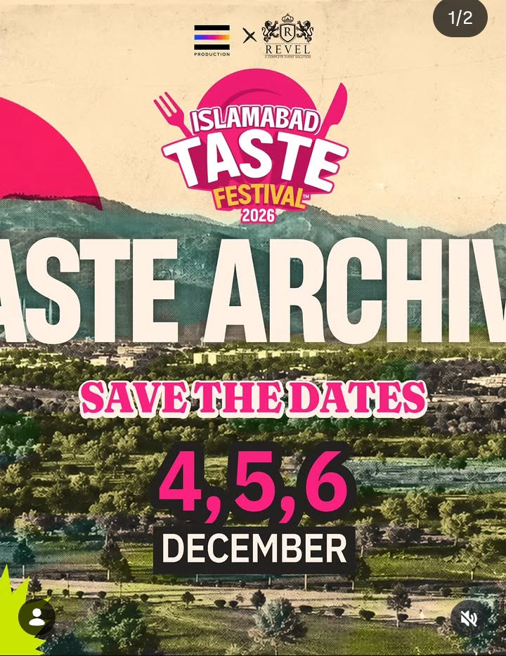 Islamabad Taste Festival 2026 poster