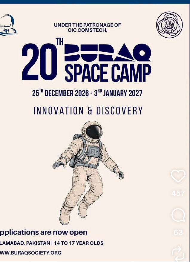 20th Buraq Space Camp: Innovation & Discovery poster